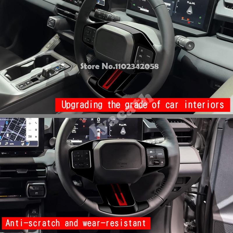 For FOR TOYOTA RAV4 RAV 4 2026 2027 GR sport ABS Steering Wheel Button Keys cover Car Direction control Interior Accessories
