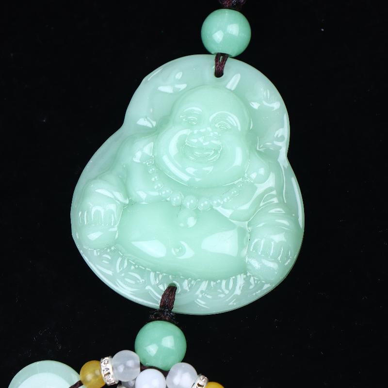 1Pc Chinese Luck Car Accessory Rearview Mirror Pendant Suitable For For Asian Culture Decor & Driving Amulet