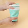 Multifunctional Sport Mug Silicone Water Bottle Drinkware Folding Water Cup  Coffee