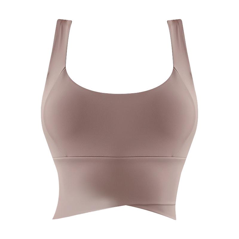 High-Impact Women's Sports Bra: Shockproof, Anti-Sag, Vest-Style with Beautiful Back Design for Yoga and Running