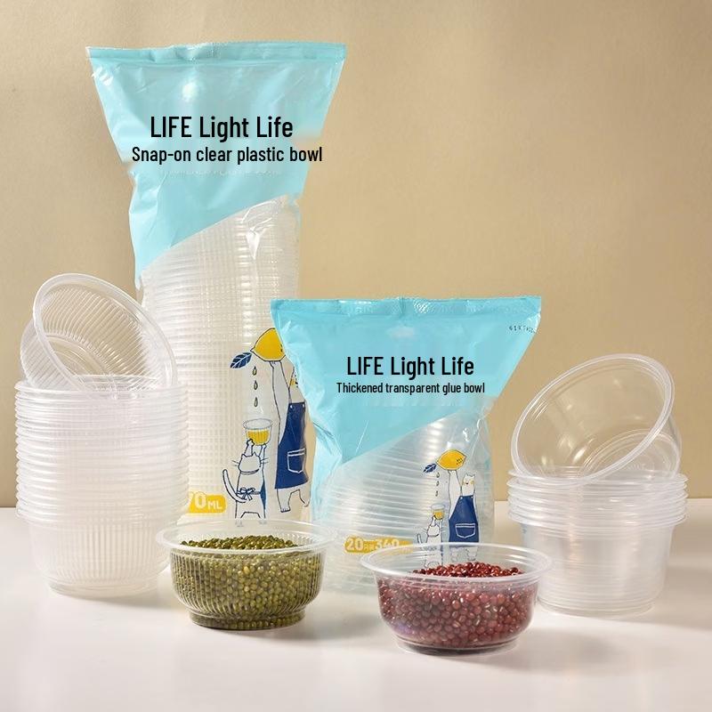 OIMG Disposable Plastic Bowls
