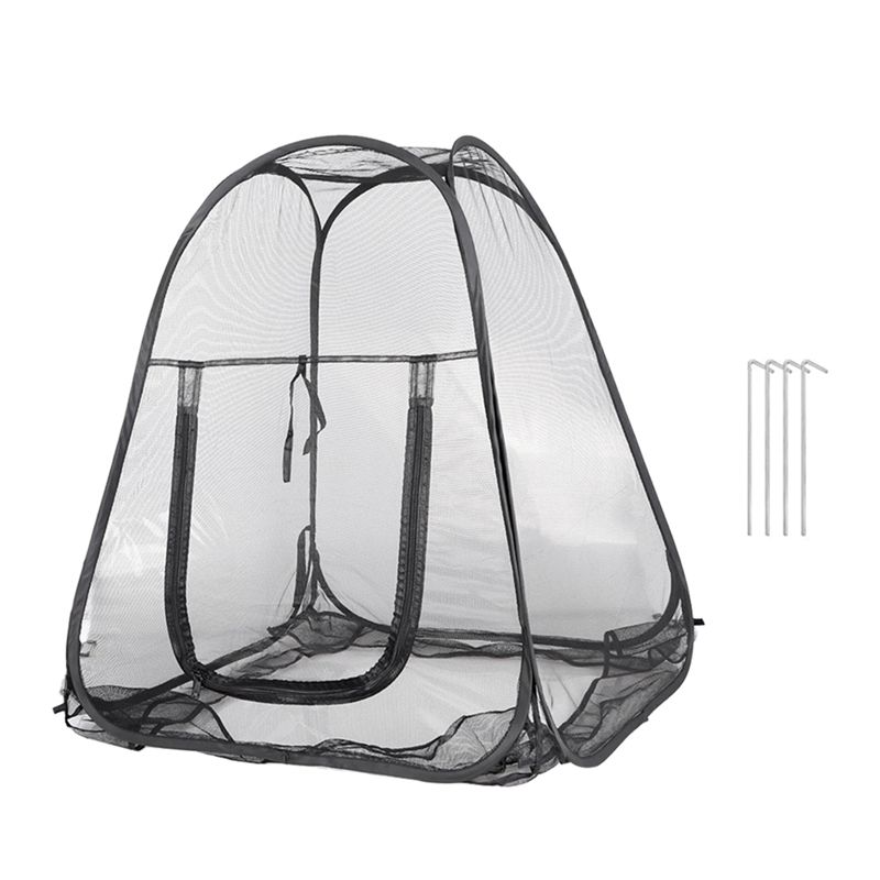 

M-Modern-Mesh Plant Cover From Animals Plant Netting Guard Cover For Protect Flower Tomato чорний