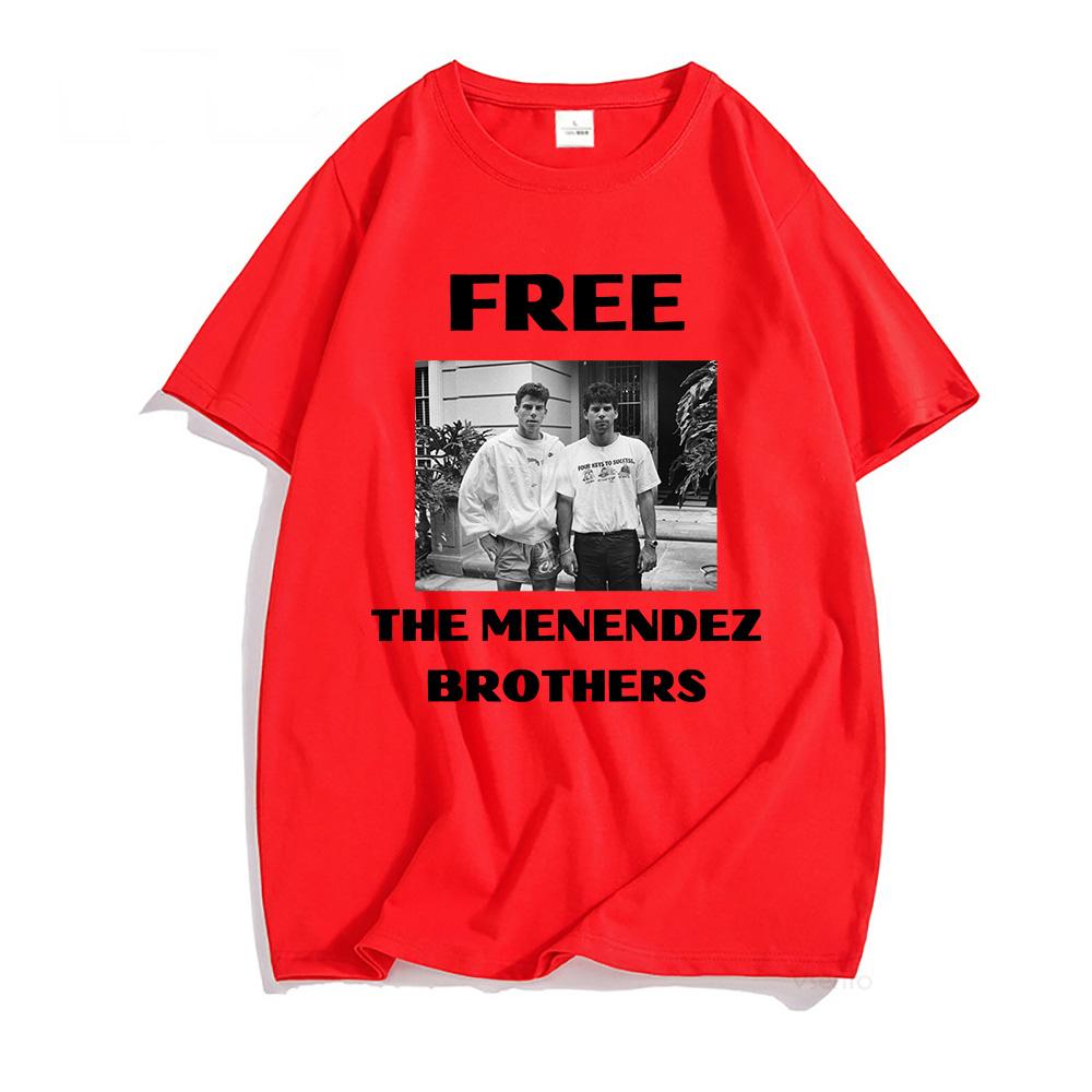 

Movie Free The Unisexendez Brothers Tshirt Graphic Tees Summer Round Neck Unisex Tshirts Camisas Short Sleeve Fashion Teeshirt 4XL