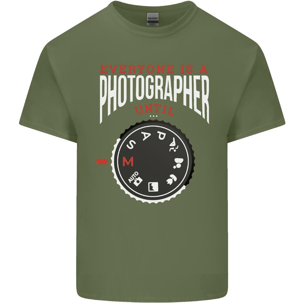 Everyones a Photographer Until Photography Unisexs Light Cotton TShirt