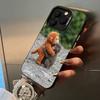 C-Cute Funny Monkey Phone Case For iPhone 17,16,15,14,13,12,11 Plus Pro Max Colored Silver Phone Case