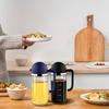2 In 1 Glass Oil Sprayer Olive Oil Dispenser Press Type Dispenser for Cooking Kitchen Barbecue