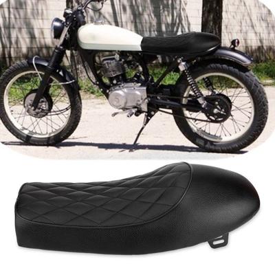 Hump Flat Brat Cafe Racer Motocykl Seat Vintage Sedlo pro Hondu pro Yamaha