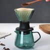 Immersion Dripper Switch Glass Pour Over Coffee Maker V Shape Drip Coffee Dripper and Filters V02