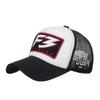New boutique F embroidered baseball cap summer color matching mesh hat men's and women's outdoor leisure cap
