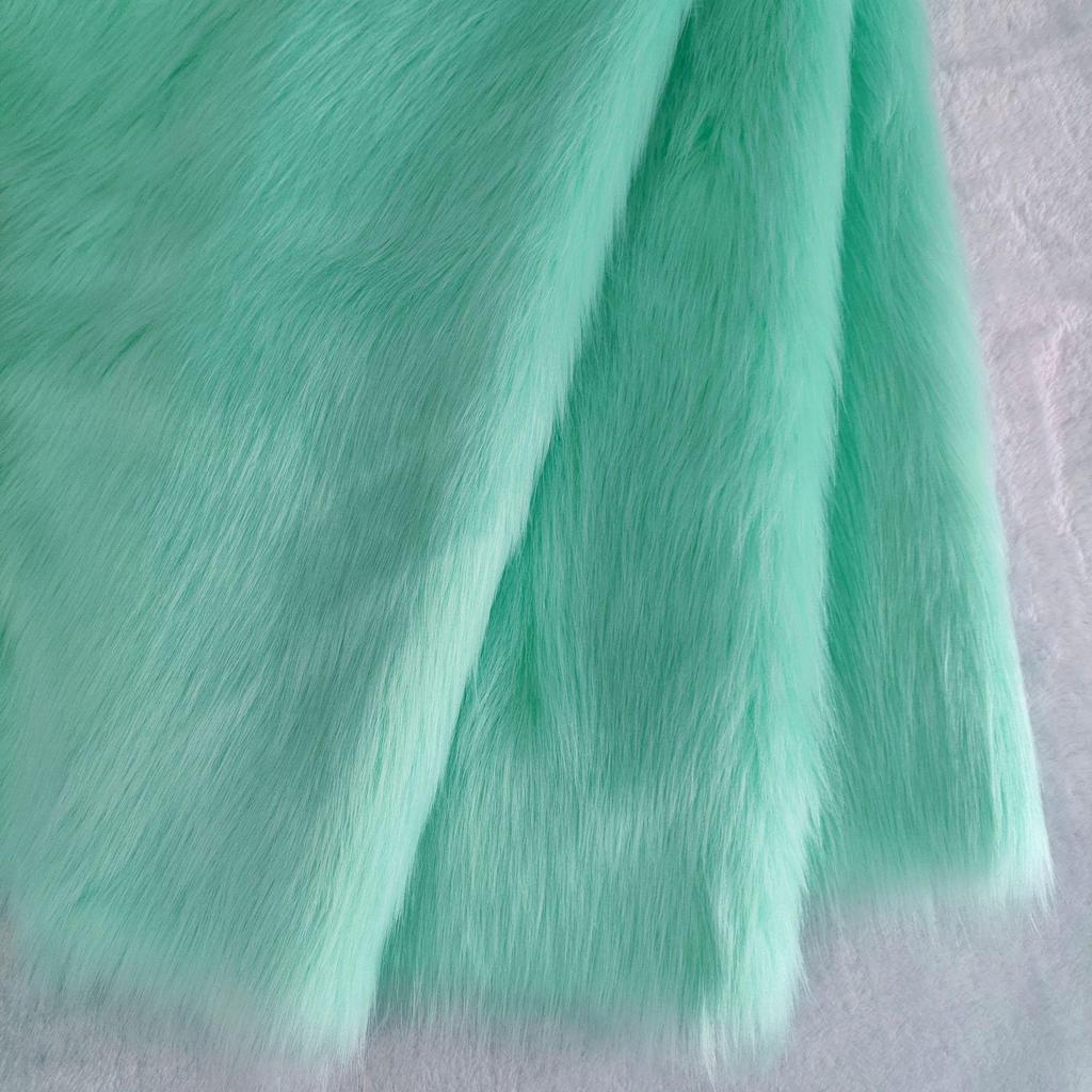 Tessuto Peluche Imita Pelliccia di Volpe 5cm Disponibile (Taglia piccola) per Tappeti e Abbigliamento