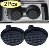 2 Stück Silikon Auto Tassenmatte Getränkehalter Auto Auto Wasserbecher Matte Rund Rutschfest Kreative Auto Tassenmatte