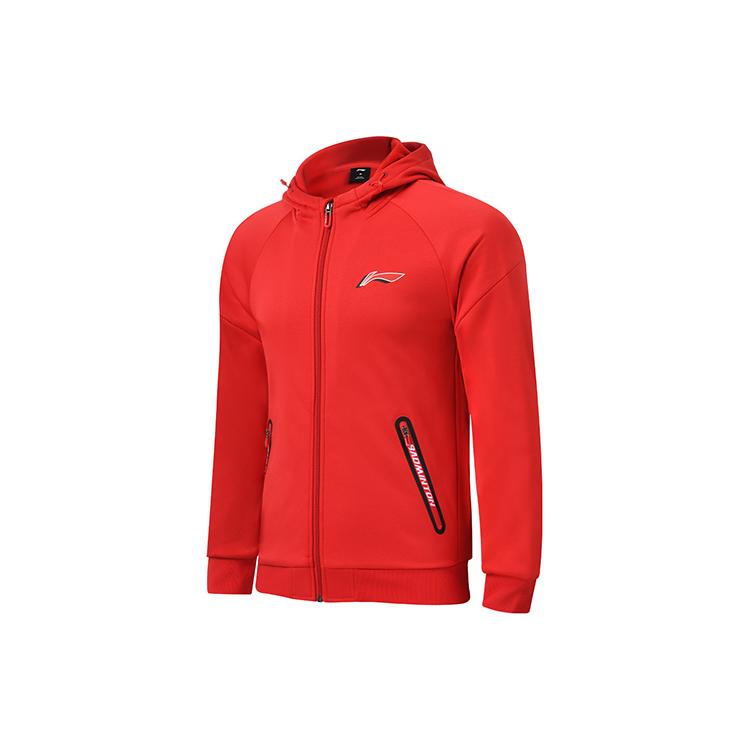 Li Ning Badminton Collection Sweatshirt Men's Vermilion AWDSA03-3