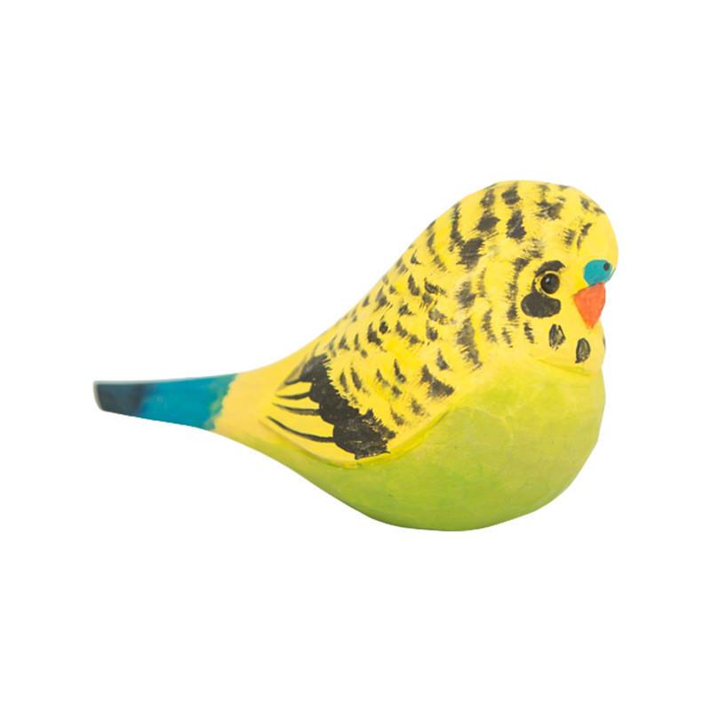 Parrot Wooden Figurine Handmade Craft For Wedding Decor And Celebration Gifts