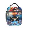 Ones Pieces Luffy Lunch Bag  School Lunch Box For Child Casual Print Tote Food Bags Oxford Portable Insulated Cooler Bag