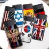 National Flag RU FR UK Hard PC Clear Phone Case Cover for Samsung Galaxy Z Flip 7 6 5 4 3 5G Flip3 Flip4 Flip5 ZFlip6 ZFlip7 Bla