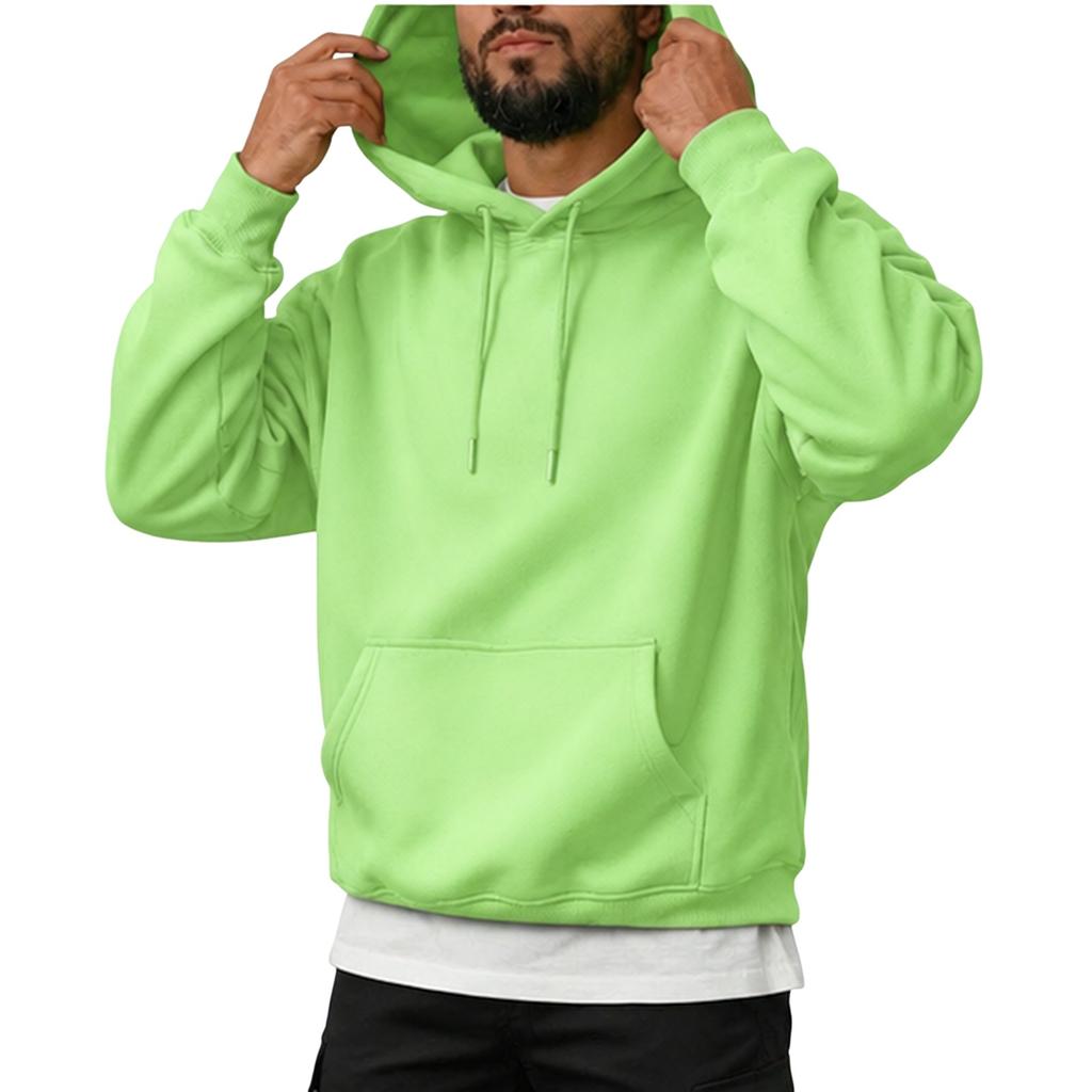 Felpa Invernale da Uomo con Scollo a Girocollo Pullover Casual per l'Uso Quotidiano