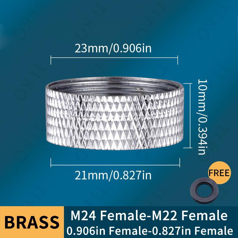 Brass Faucet Adapter Male Female Kitchen Converter for Aerator Garden Hose Standard Hose in RV Sink Aerator Male/Female Faucet