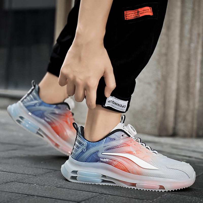 Men’s Sports Shoes Women Running Sneakers Students Color Thick Sole Height Increase Couple Unisex Basketball Shoes Large Size