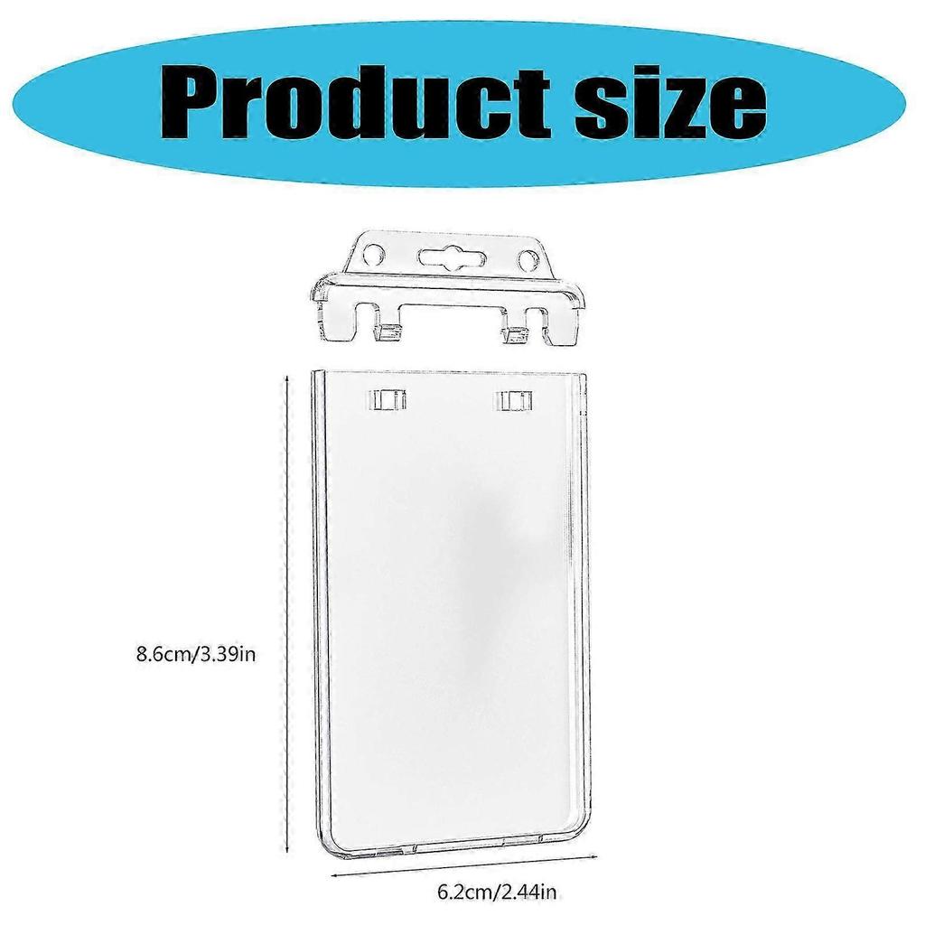 Card Case Card Holders Clear Name Badge Card Holders Credit Card Protective Case Name Badge Holders Office Supplies