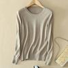 Soft Cashmere Sweaters Long Sleeve Pullovers for Women Autumn Winter Solid Color Knitwear O-Neck Wool Knitted Brand Tops Jumpers