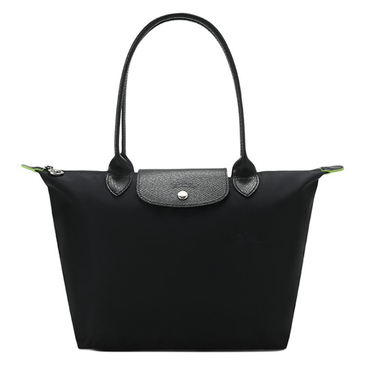 

Longchamp Le Pliage Green 28 З Довгими Ручками Складана Екологічна Полотно З Шкіряною Окантовкою Сумка-Тоут Унісекс Сумка-Тоут Чорний 2605919001 Shopping Bag Set(Basic Set+Shopping Bag)