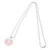 Sweet Cool Acrylic Mini Donuts Pendant Necklace Funny Choker Metal Bead Chain Charm Necklace Neck Chain Fashion Jewelry