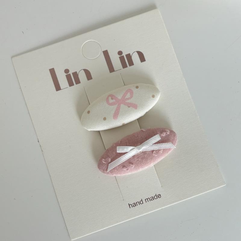 Polka Dot Bow Hair Clip Set - Baby & Toddler Accessories