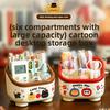 Dopamine Desktop Stationery Storage Box, Cute Cartoon Pencil Holder, Student Office Pencil Box, Ins-inspired Storage Box