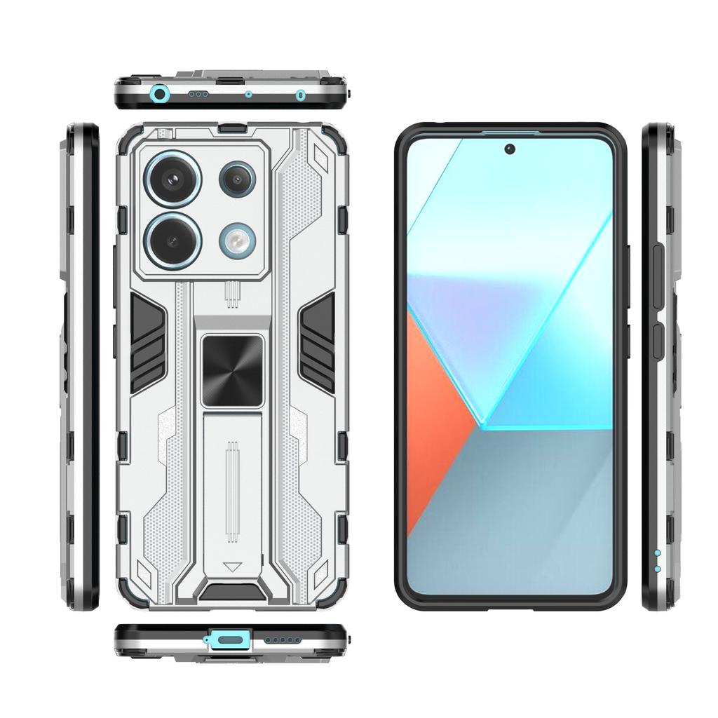 For Xiaomi Redmi Note 13 Pro 5G/Poco X6 5G Kickstand Case Anti-drop Phone Cover