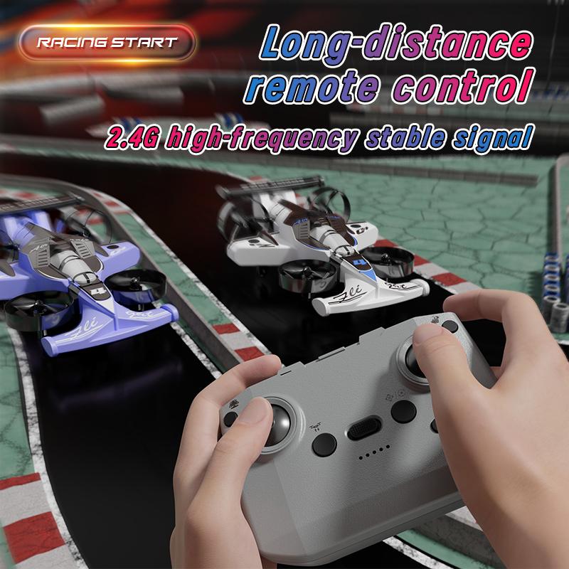 2in1 Mini Drone Air-Ground Flying Car 2.4G Dual Mode Quadcopter Racing Professional RC Car Children Off-Road Toy Kid Adult Gifts