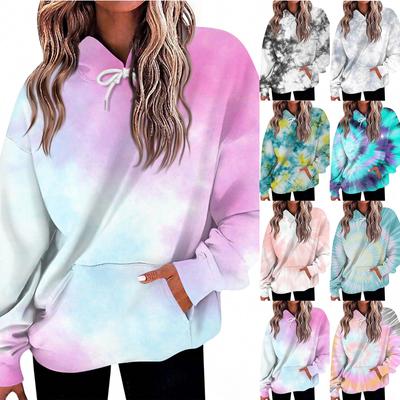 Women's Fashion Daily  Casual Hoodie Long Sleeve Printed Top