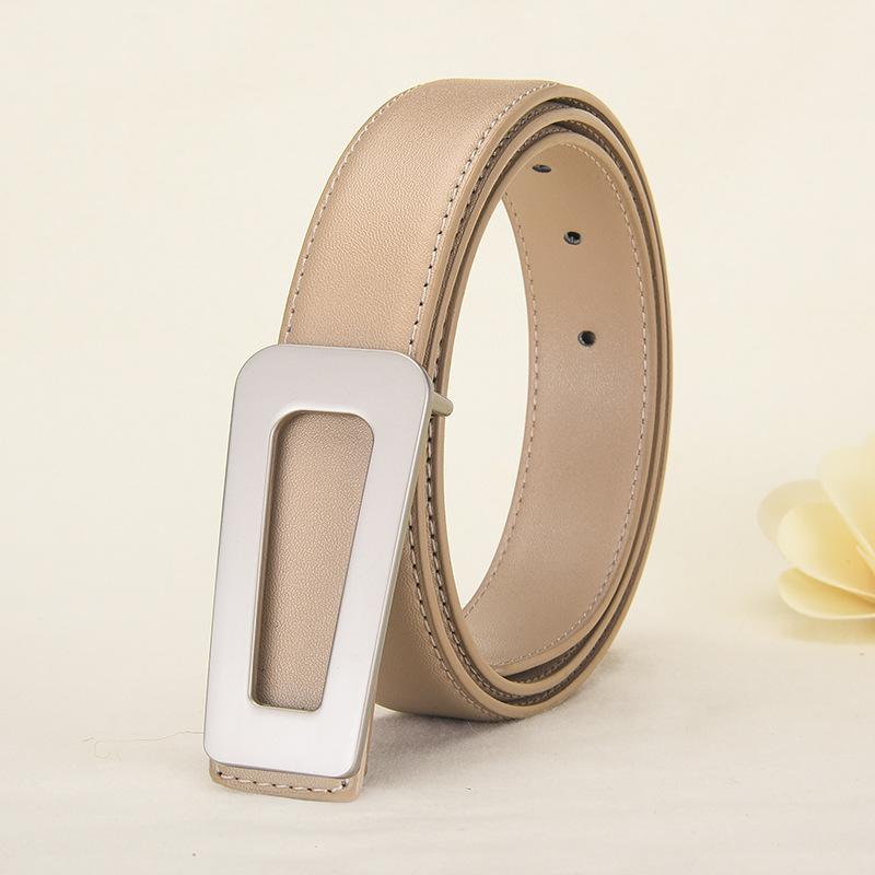 Belt Accessories Premium Black Women'S Skirt Women'S Leather Belt