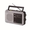 Toshiba Home Radio TY-HR4(S) with LED Light, Long-Lasting Battery, Dial Scale, Tuning Lamp, and Shoulder Strap