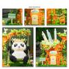 Swing Panda Pen Holder Ornament Children's Educational Building Block Toys