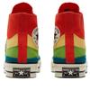 Converse 1970s Chuck Taylor All Star Rainbow Candy Vintage High Top Espadrilles Unisex Red, White and Blue