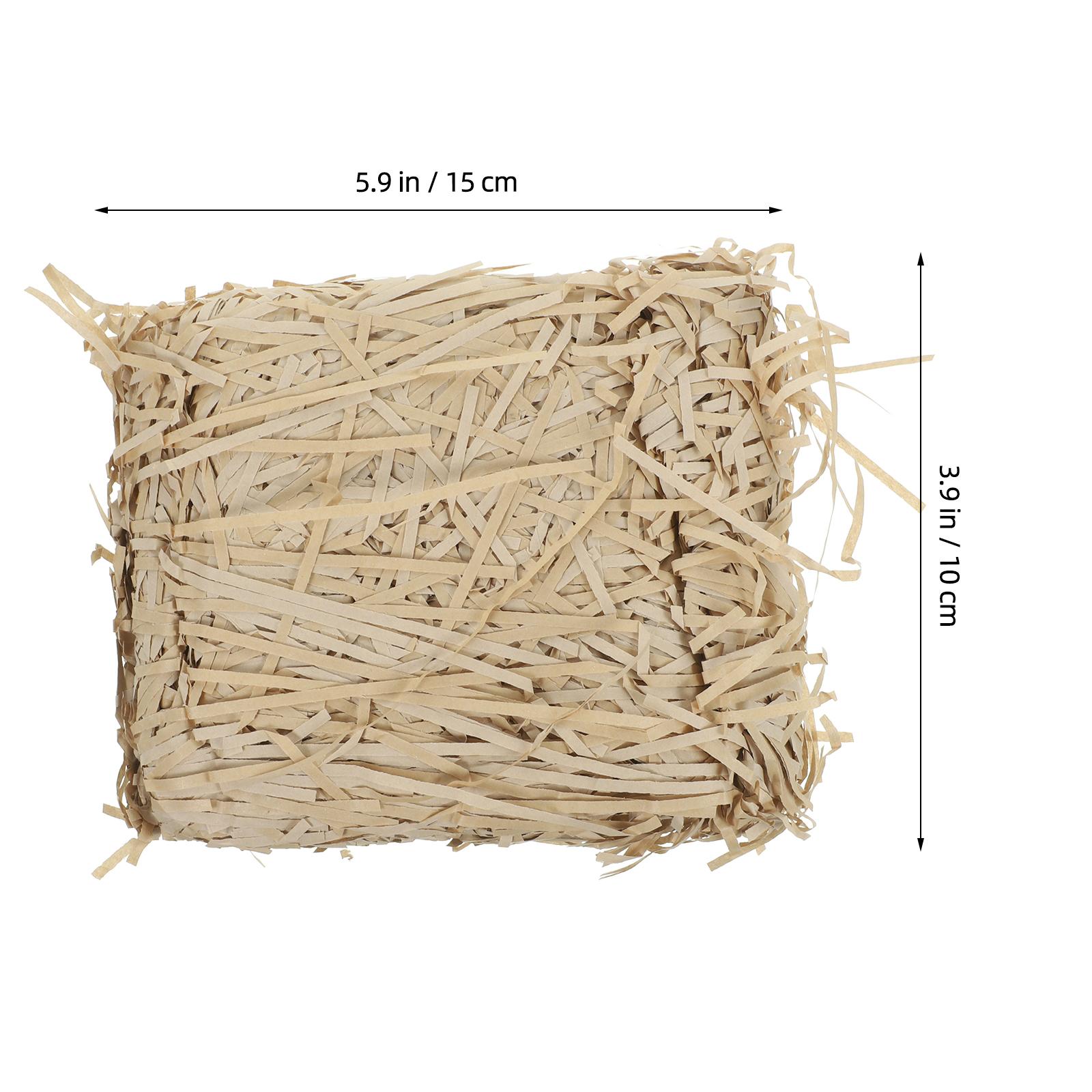 

100G Crinkle Cut Shredded Paper Filler Milk White Elegant Void Fill for Gift Boxes Wedding Birthday Christmas Crinkle Paper хакі