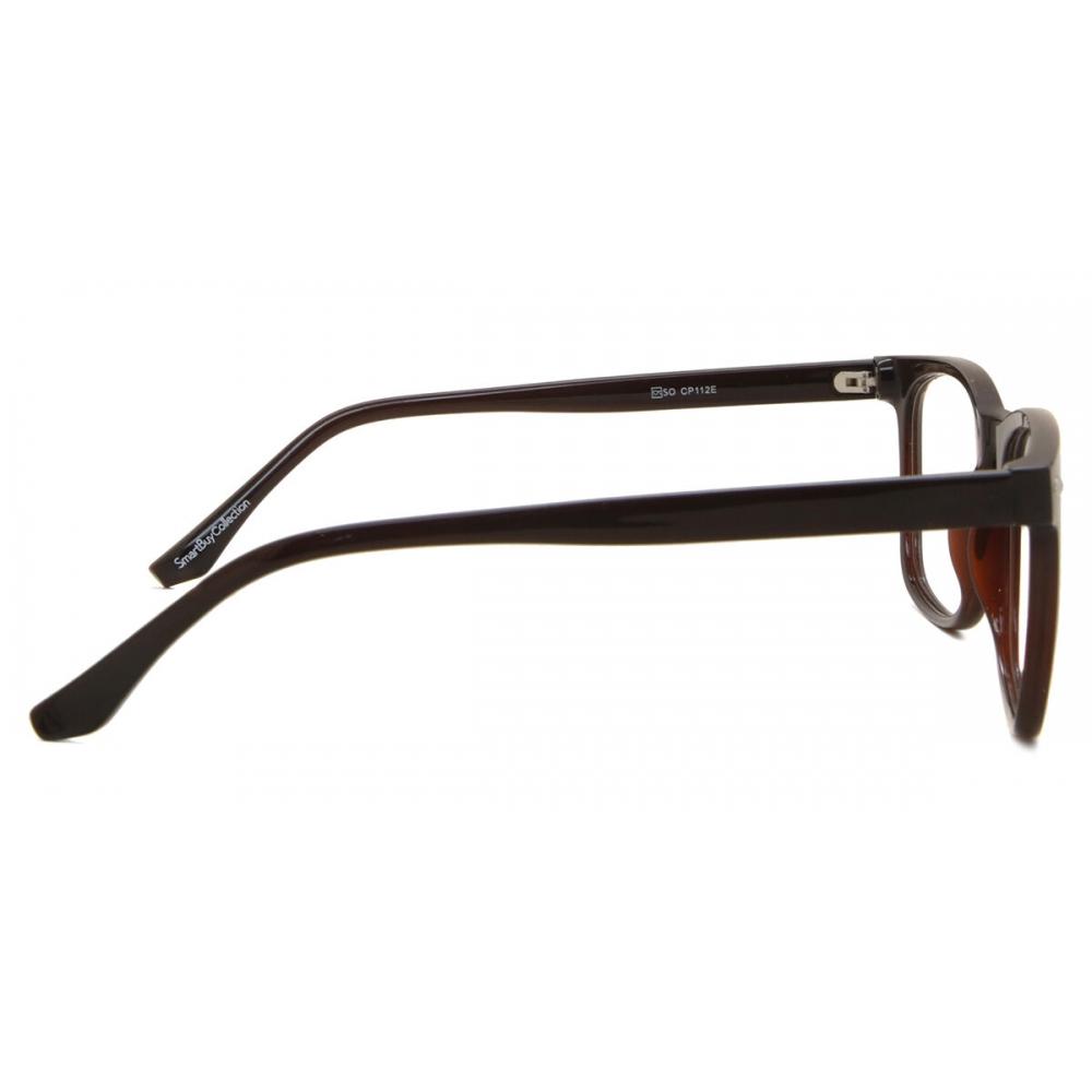 Full Rim Square Brown Smartbuy Collection Cest Cp112e Fashion Unisex Eyeglasses
