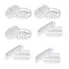 12/16Pcs Furniture Caster Cup Carpet Protectors Comfortable Touch Spiked Furniture Cup Clear Plastic Chair Leg Covers