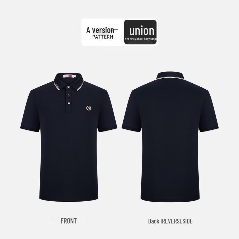Goldlion GY Men's Casual Short Sleeve Polo Shirt