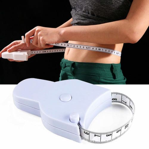 Body Tape Measure, Automatic Retractable Double-Sided, Thigh Measuring Tape, Y-Shaped Measuring Tape, Ruler, One-Touch Automatic Rewind, Easy to Use,