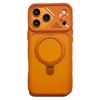 Magnetic Suction Bracket Is Suitable for Apple 17promax Mobile Phone Case 15 Mecha Frame iPhone16 Matte AI Button Case.