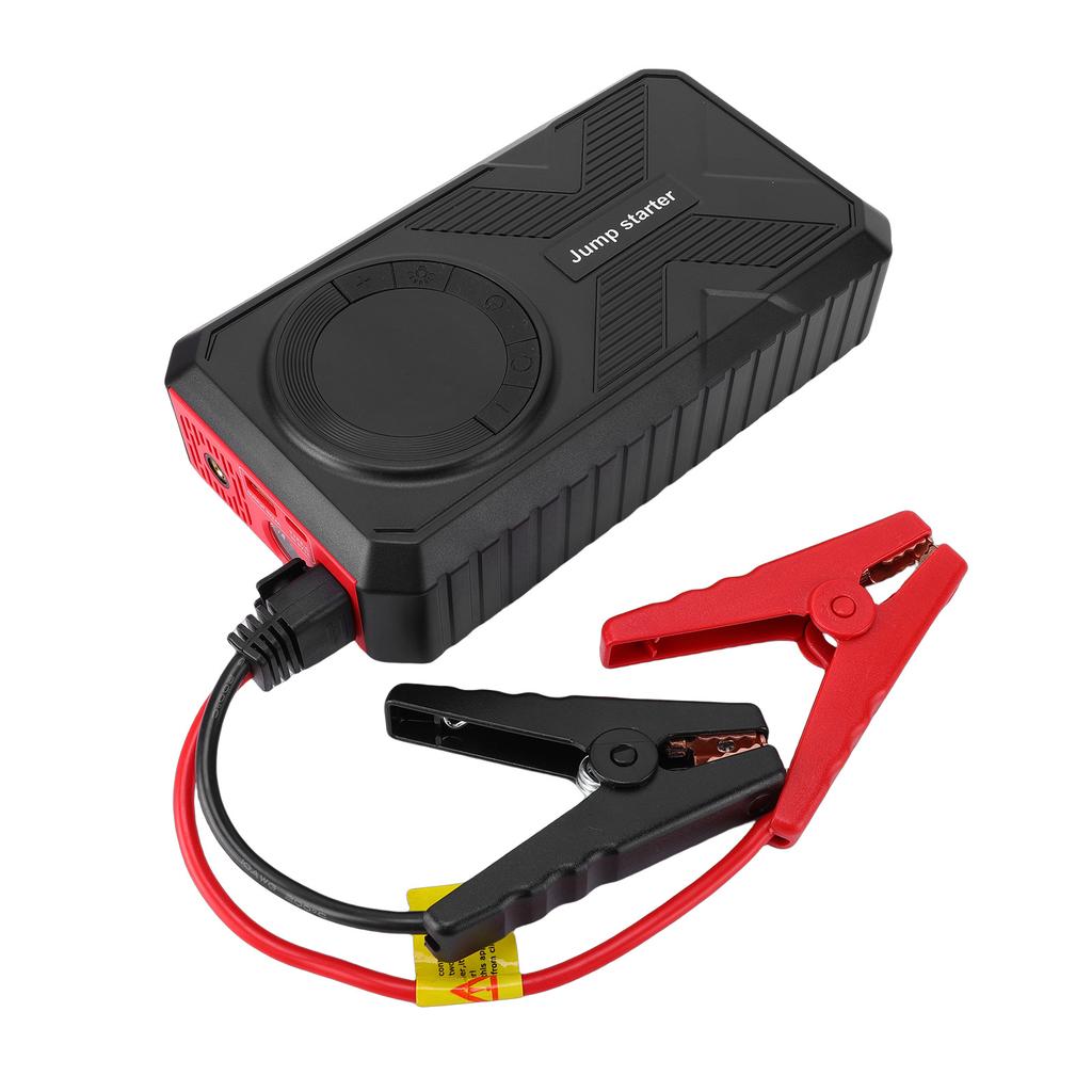 Jump Starter 2000A Car Emergency Starting Power Supply 150PSI Tire Inflator Portable Compressor with LED Light for