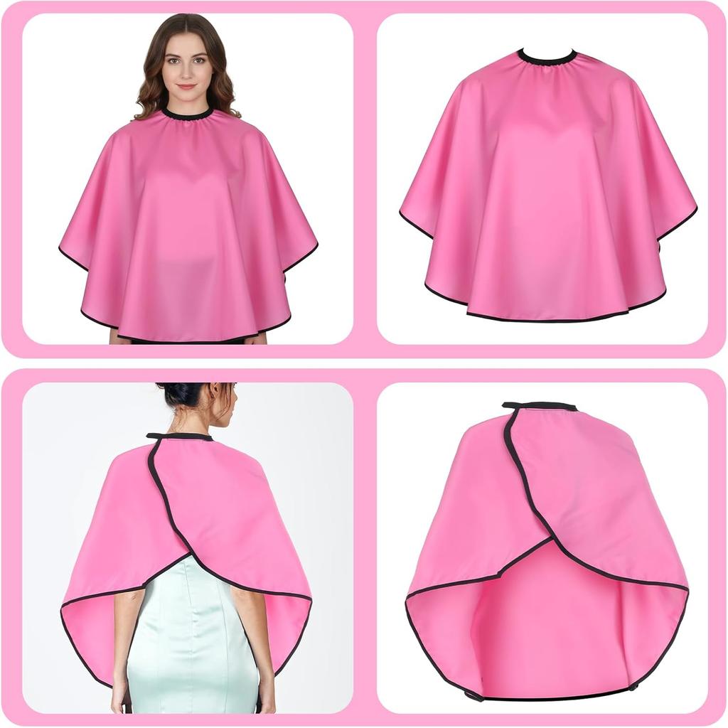 Short Makeup Cape Barber Bib Dye Cape Mini Haircut Capes for Women Men Professional Shampoo Capes for Artist Beauty Salon Artist Styling Hairdresser
