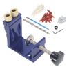 Pocket Hole Jig Kit Dowel System Set Woodwork Guides Joint Angle Tool Carpentry Locator Adjustable W