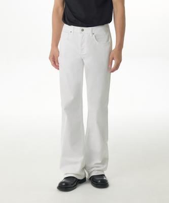 Schlag Jeans [Weiß]