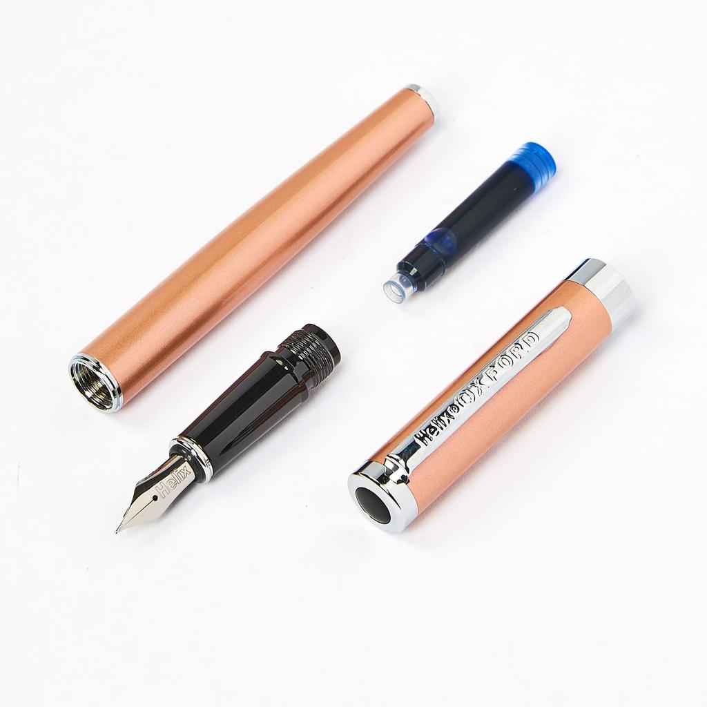 Helix Oxford Fountain Pen Rose Gold -