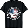 Promoted To Grandpa New Grandpa USA Vintage New Unisex T-Shirt