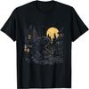 Werewolf In Medieval Village Full Moon Fantasy Lover T-Shirt