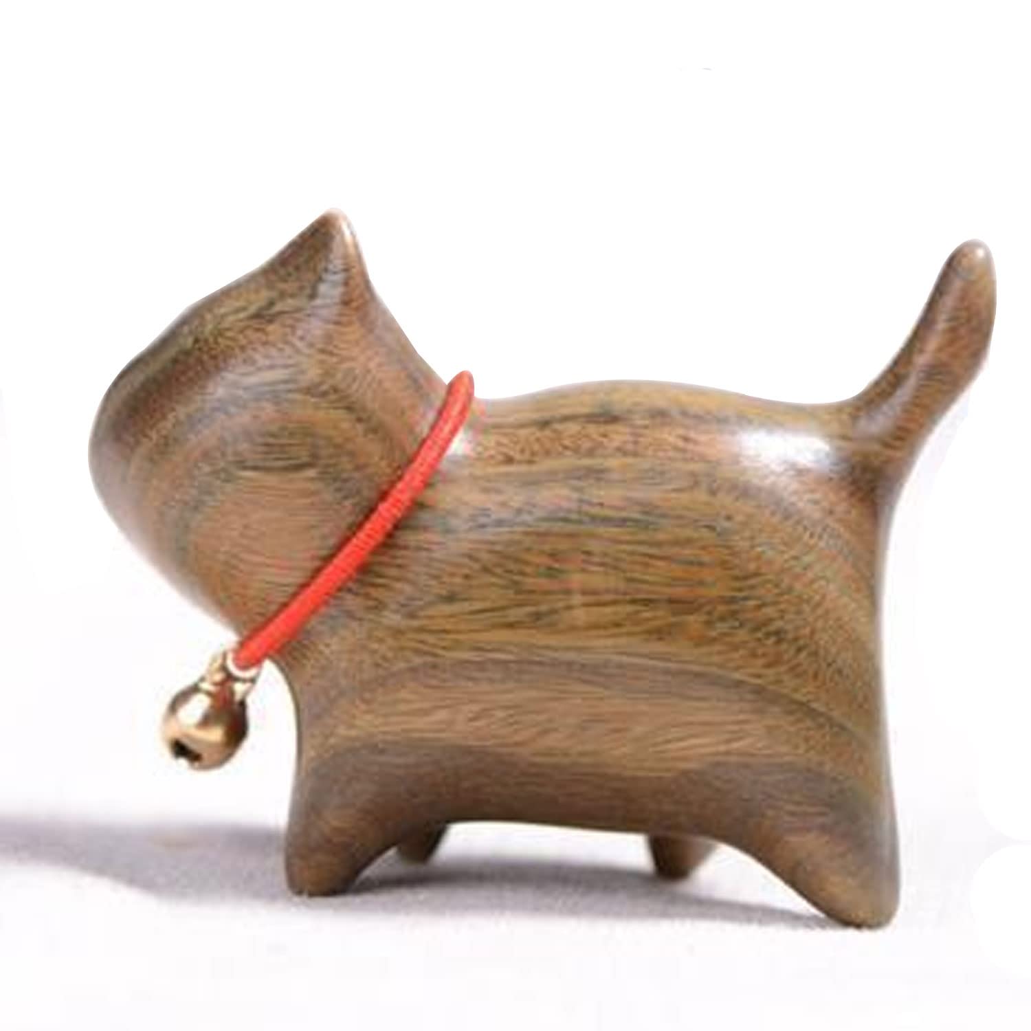 

MYDILI Wooden Maneki Neko Cat Entryway Interior Good Birthday Gardening Figurine Figurine, Accessory, Decoration, Luck, Gift, (ST3)