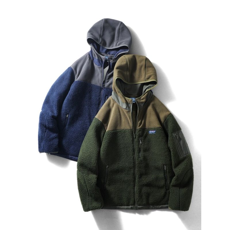 Mountain Outdoor Work Clothes Cotton-Padded Jacket Men's Autumn and Winter Patchwork Cotton-Padded Jacket Export Cattle Goods Polar Fleece Jacket